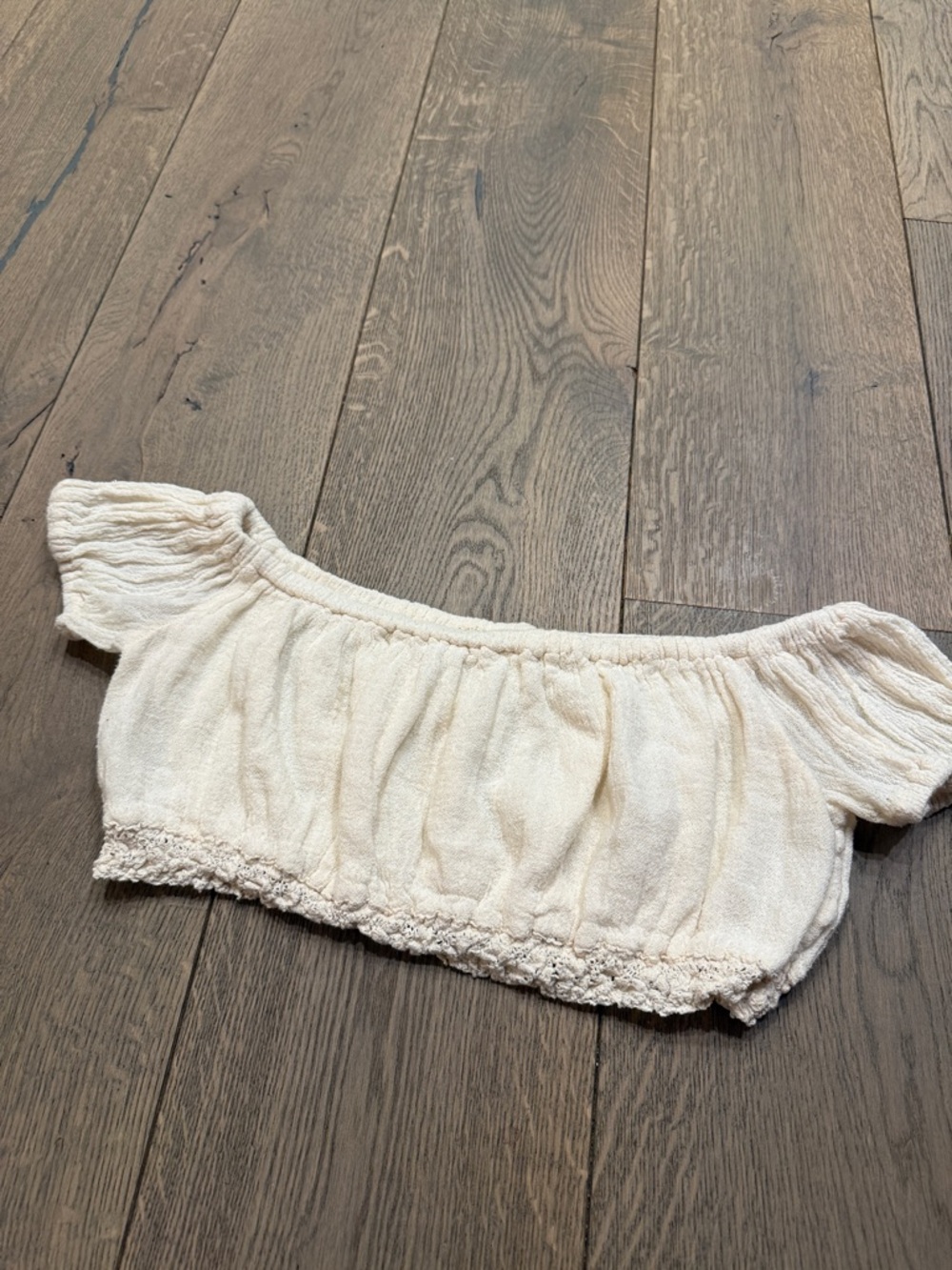 Jen’s Pirate Booty Cotton Gauze Crop Top